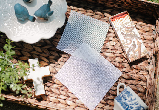 Preorder: Blank 13 Mesh Needlepoint Canvas